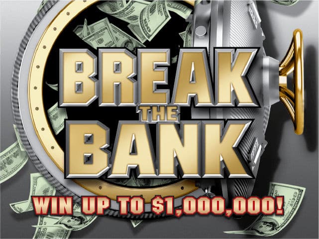 Break The Bank Florida Lottery scratch-off ticket