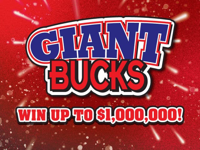 GIANT BUCKS Florida Lottery scratch-off ticket