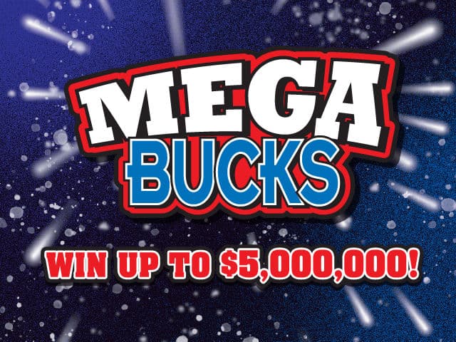 MEGA BUCKS Florida Lottery scratch-off ticket