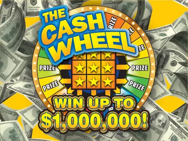 The Cash Wheel Florida Lottery scratch-off ticket