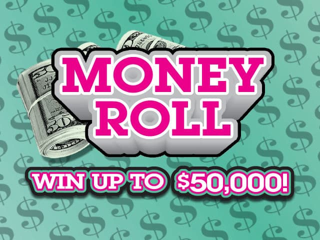 Money Roll Florida Lottery scratch-off ticket art