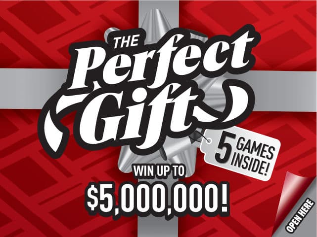 The Perfect Gift Florida Lottery scratch-off ticket