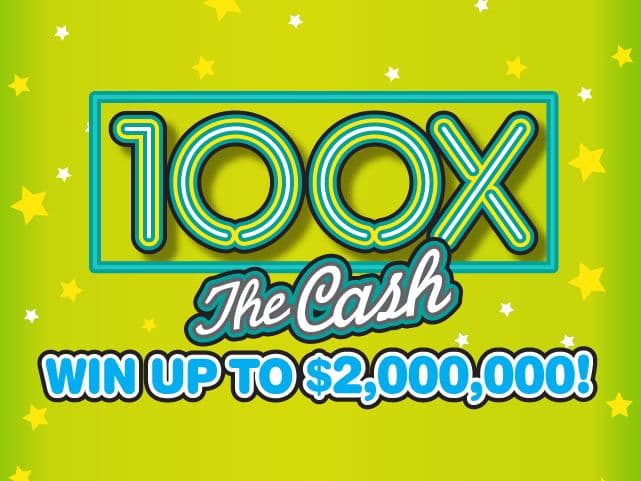 100X The Cash Florida Lottery scratch-off ticket