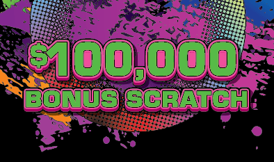 $100,000 BONUS SCRATCH Massachusetts Lottery scratch-off ticket art