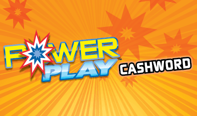 Power Play™ Cashword Massachusetts Lottery scratch-off ticket