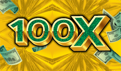 100X Massachusetts Lottery scratch-off ticket art