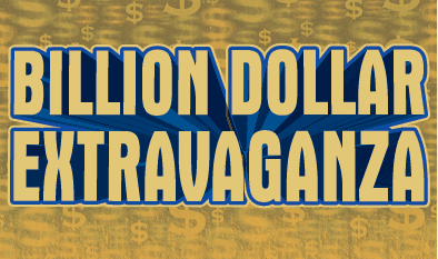 BILLION DOLLAR EXTRAVAGANZA Massachusetts Lottery scratch-off ticket