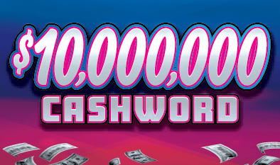 $10,000,000 CASHWORD Massachusetts Lottery scratch-off ticket