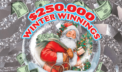 $250,000 WINTER WINNINGS Massachusetts Lottery scratch-off ticket