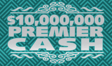 $10,000,000 PREMIER CASH Massachusetts Lottery scratch-off ticket art