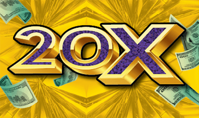 20X Massachusetts Lottery scratch-off ticket art