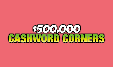 $500,000 CASHWORD CORNERS 2023 Massachusetts Lottery scratch-off ticket