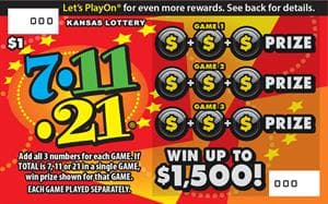 7-11-21 Kansas Lottery scratch-off ticket art