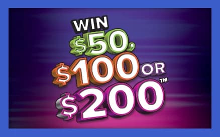 Win $50, $100 or $200 Michigan Lottery scratch-off ticket