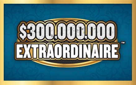 $300,000,000 Extraordinaire Michigan Lottery scratch-off ticket