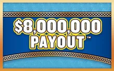 $8,000,000 Payout Michigan Lottery scratch-off ticket