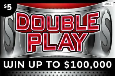 Double Play Minnesota Lottery scratch-off ticket art