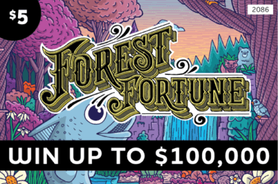 Forest Fortune Minnesota Lottery scratch-off ticket
