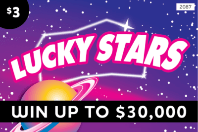 Lucky Stars Minnesota Lottery scratch-off ticket art