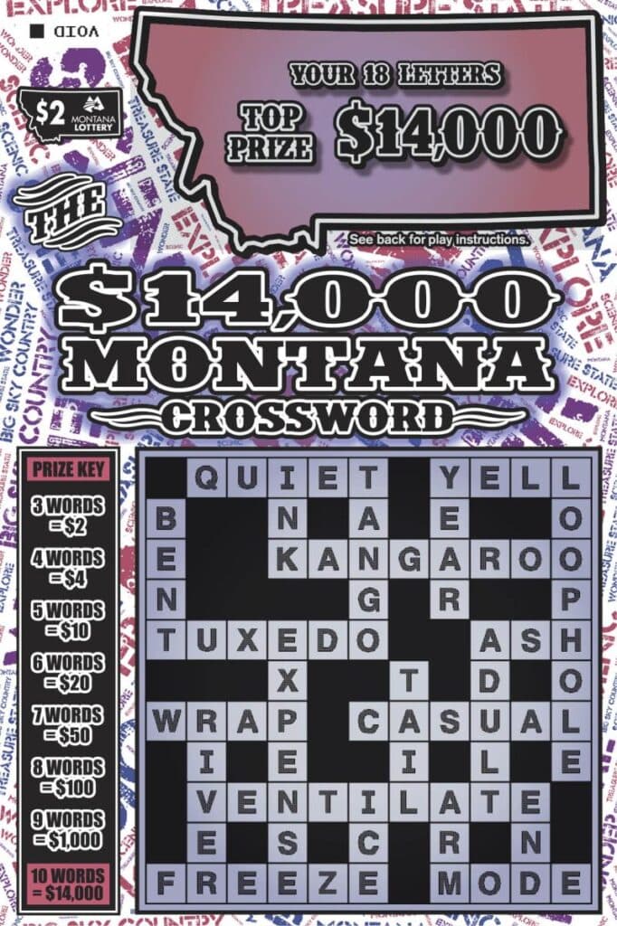 $2 The $14,000 Montana Crossword