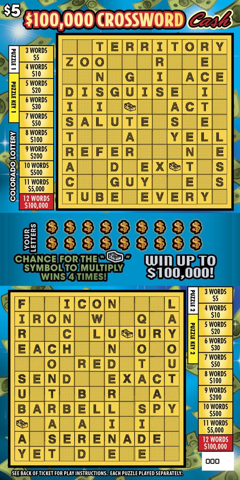 CROSSWORD CASH