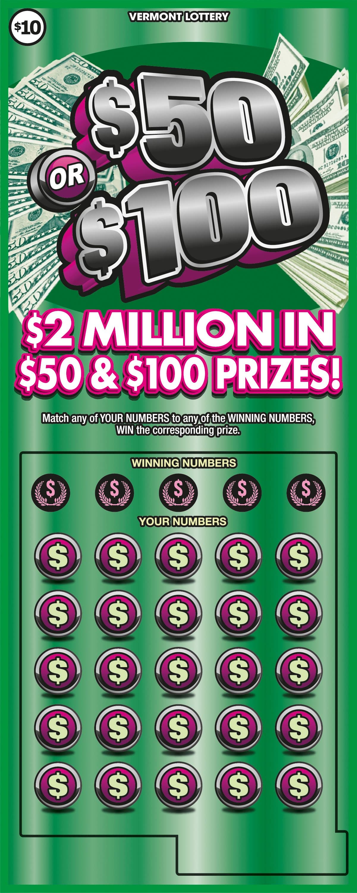 $50 or $100