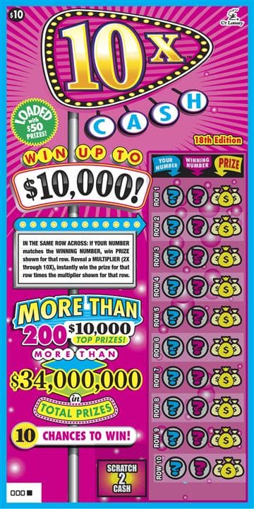 10X™ CASH 18TH EDITION