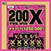 200X THE WIN Iowa Lottery scratch-off ticket