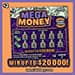 Mega Money Iowa Lottery scratch-off ticket art