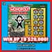 MONOPOLY DOUBLER Iowa Lottery scratch-off ticket art