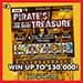 Pirate's Treasure Iowa Lottery scratch-off ticket art