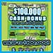 $100,000 Cash Bonus Iowa Lottery scratch-off ticket art