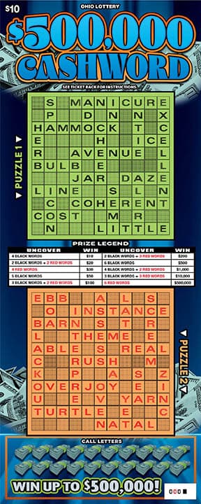 $500,000 Cashword