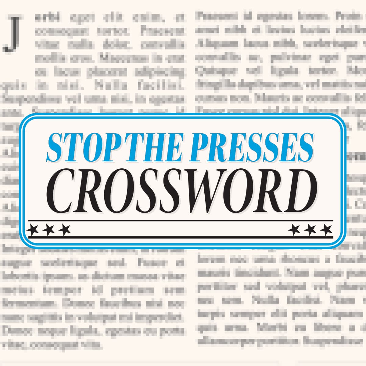 Stop the Presses Crossword Oregon Lottery scratch-off ticket art