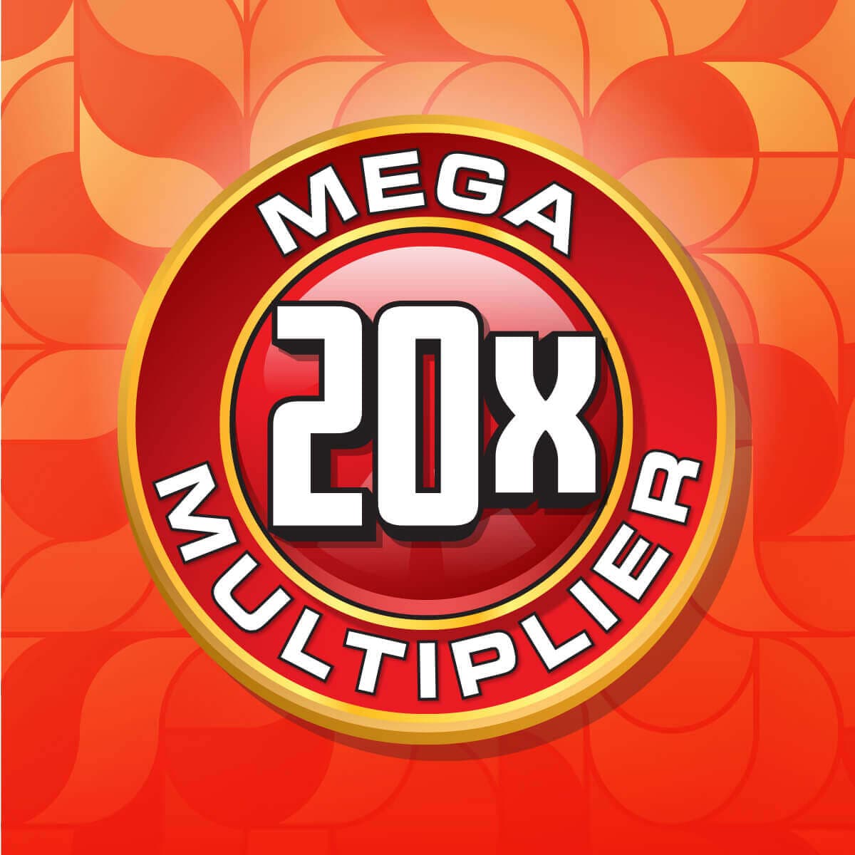 Mega 20X Multiplier Oregon Lottery scratch-off ticket art