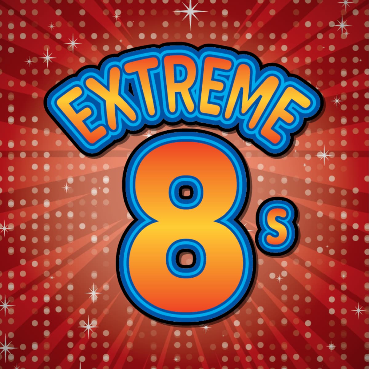 Extreme 8s Oregon Lottery scratch-off ticket art