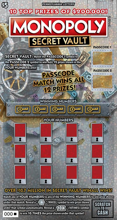 MONOPOLY SECRET VAULT