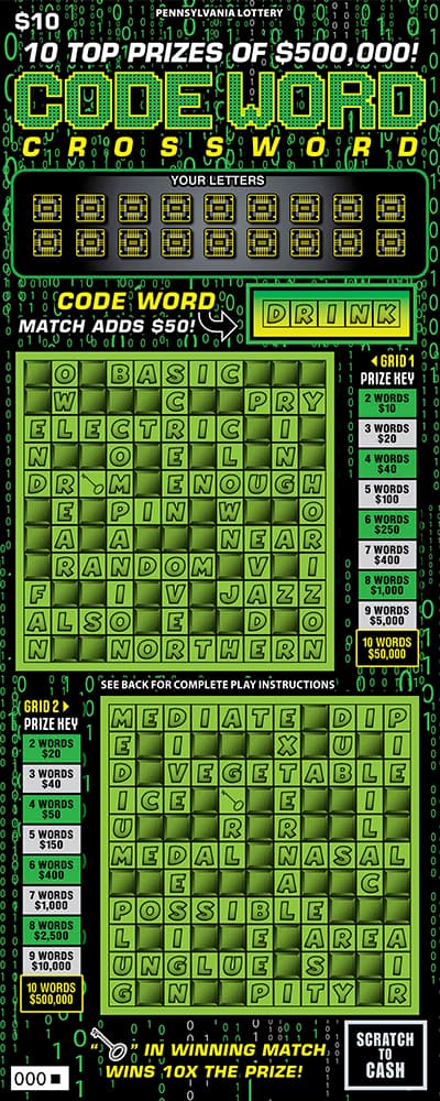 Code Word Crossword