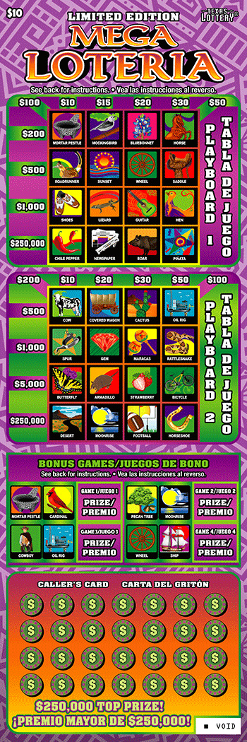 Limited Edition Mega Loteria